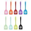 Пищевой высокотемпературный шпатель с прорезями и дуговым краем с отверстием, длинная ручка, лопатка для выпечки, товары для дома