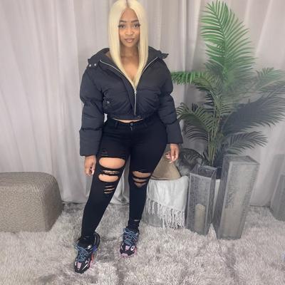 Европейская и американская женская одежда, модные осенне-зимние новые куртки с хлопковой подкладкой, одежда с капюшоном