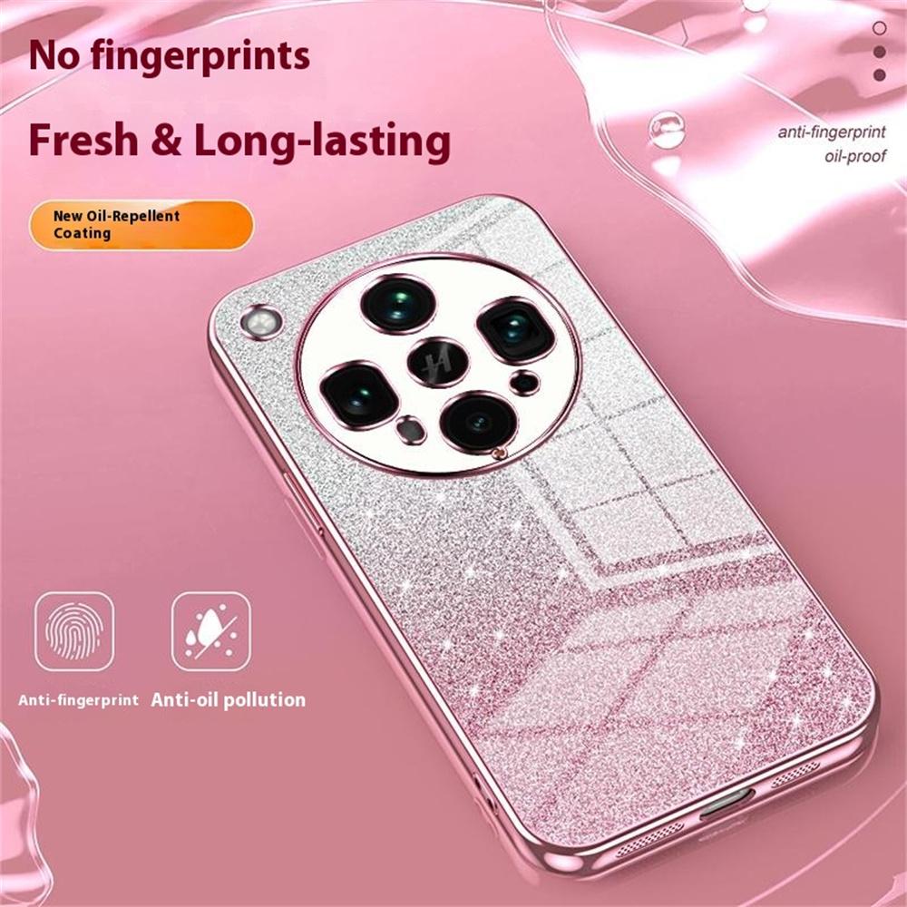 For Oppo Find X8 Ultra 5G Case Electroplating Gradient Glitter TPU Phone Cover