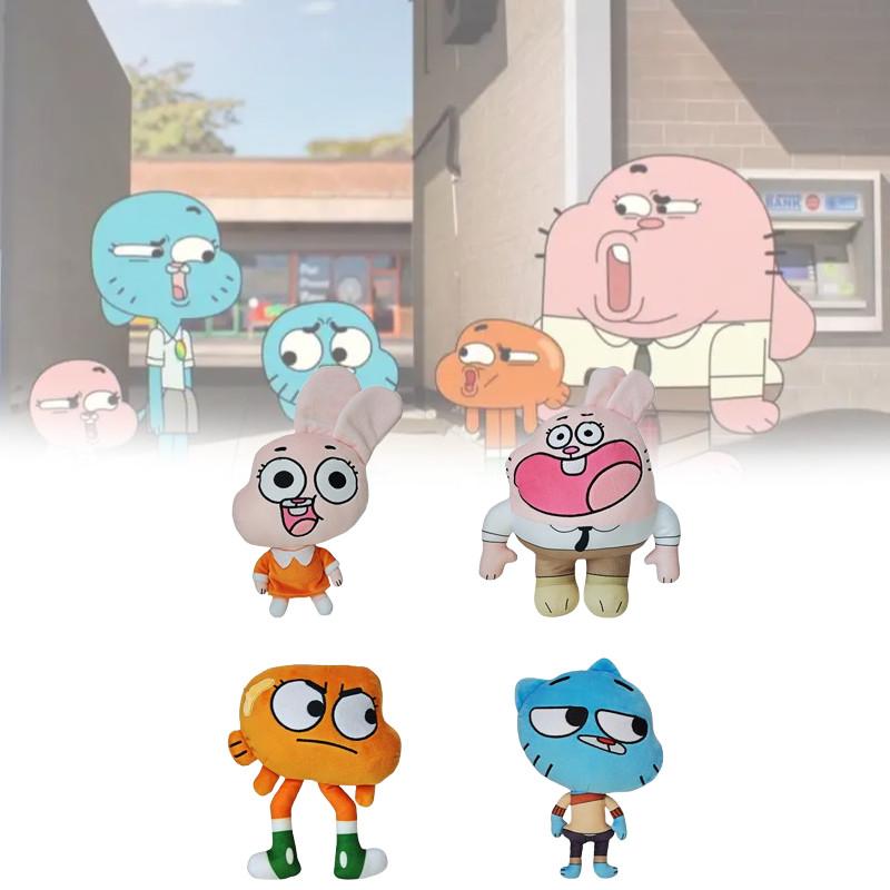 The Amazing World Of Gumball Cartoon Character Plush Doll With Short Pile Fabric For Gift And Display