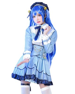 Косплей Nijisanji Амамия Кокоро VTuber Костюм на Хэллоуин Светло-голубой [milky time] (M)