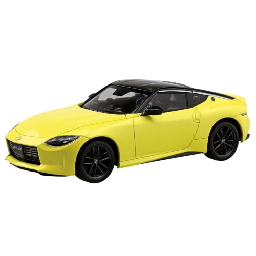 Aoshima Bunka Kyozai (AOSHIMA) 1/32 The Snap Kit Series Nissan RZ34 Fairlady Z Ikazuchi Yellow Pre-Colored Plastic Model Kit 17-A