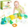 Baby Toys Chameleons Music Filled Animal Toys Dental Glue Ringing And Wrinkling Montessori Sensory Newborn Baby Toys