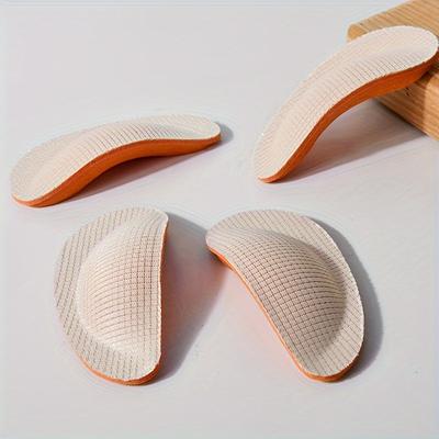 2 пары стелек для поддержки свода стопы из ЭВА, полуамортизирующие стельки для плоскостопия, амортизирующие подушечки для обуви, нескользящие, ортопедические, комфортные, уход за ногами
