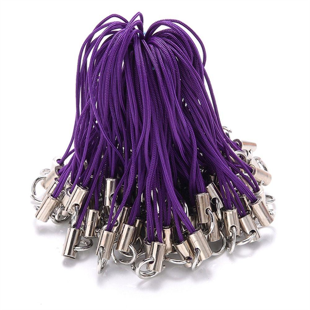 Straps Phone Landyard Jump Ring Lanyard Rope Keychains Cord DIY Keyring Pendant Lanyard Strap Cord