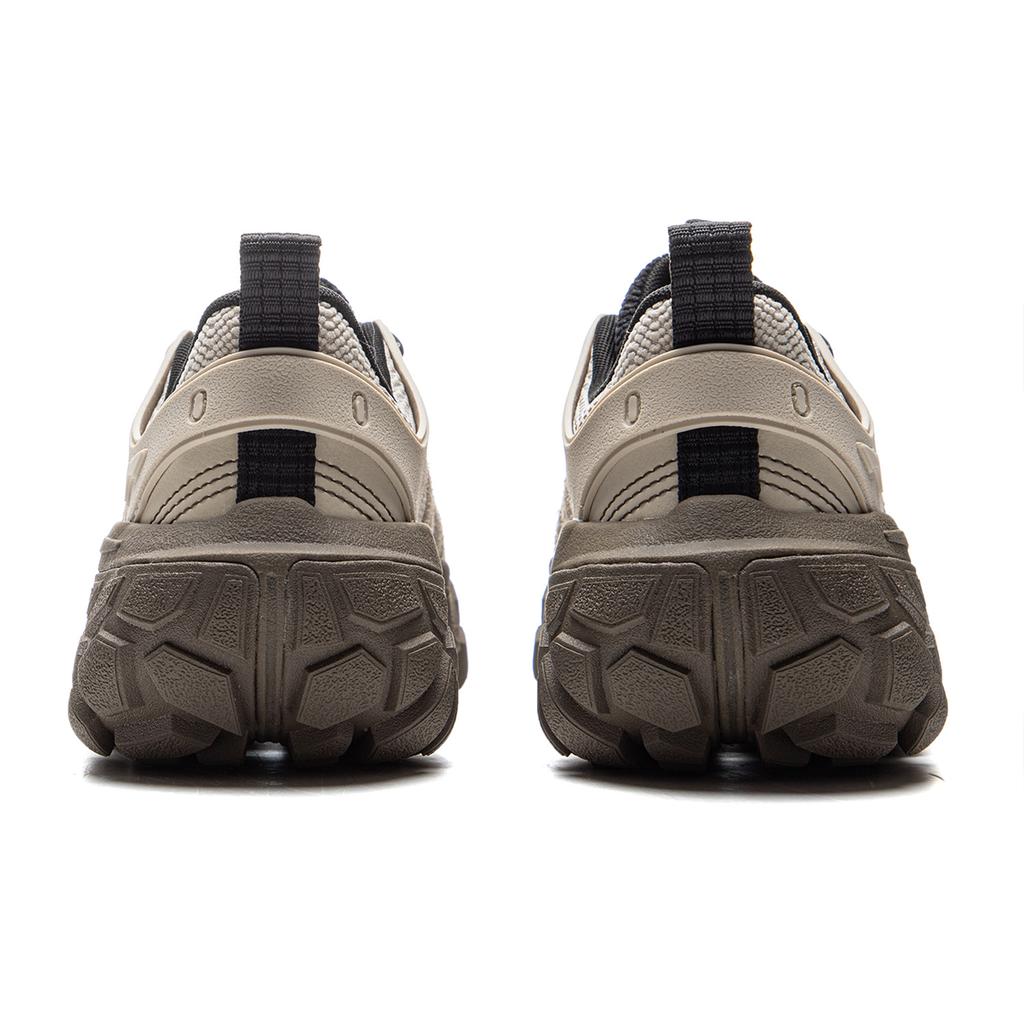 Li Ning Sand Dune Retro Толстая подошва Удобная амортизирующая Нескользящая износостойкая дышащая низкая повседневная обувь Женские кроссовки AGCU436-1