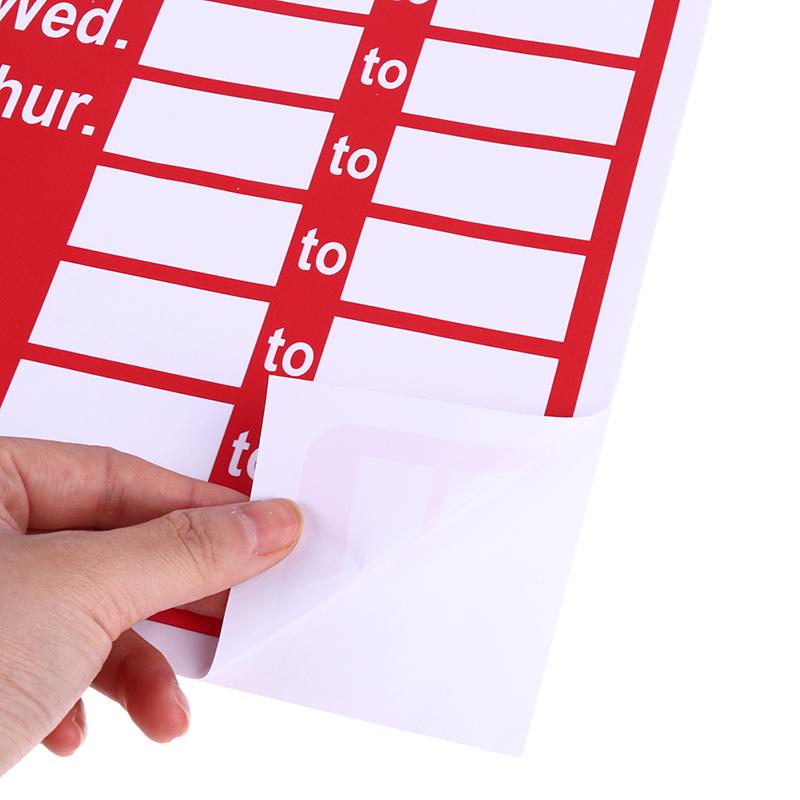 Знак рабочего времени из ПВХ с наклейкой на номер, табличка на окно, дверь, магазин, офис, пластиковая виниловая вывеска