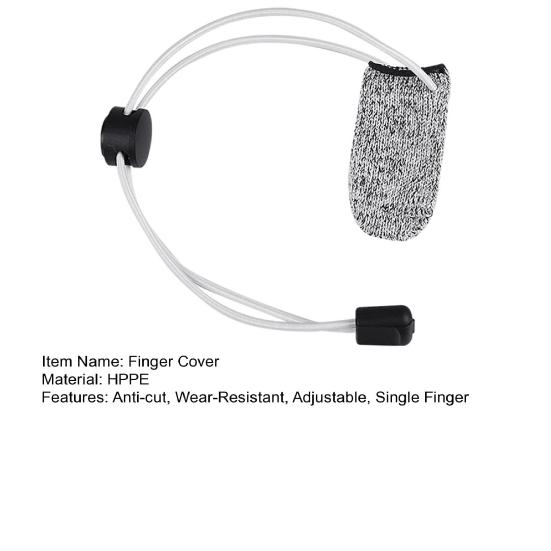 Fishing Finger Protector Single Finger Fishing Glove Anti-cut Wear-Resistant One Finger Cover for Throwing Casting Fishing Control Line