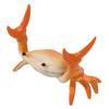 1PC Funny Crab Desktop Pen Holder Creative Cute Crab Pen Holder Weightlifting Crabs Penholder Bracket Storage Rack Stationery