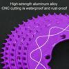 Motor Sprocket Heavy Duty Aluminum Alloy Chainring 40T To 58T Waterproof Rustproof Tooth Disc Replacement for Road Bike