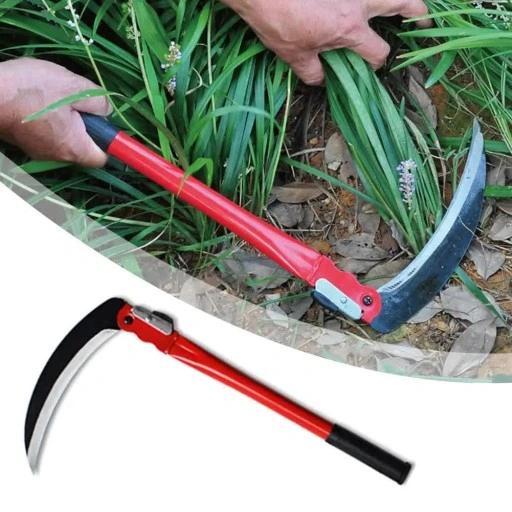 Kosa Sierp Do Podcinania Ręczny Składany Ostrze 40 Cm Ogrodniczy Ręczna Nóż