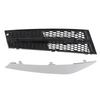Front Bumper Lower Grille with Trim Strip Set Fashion Decoration Replacement for 3 Series E92 E93 LCI 2011 2013 Right: