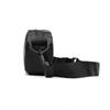 Unisex Black Crossbody Bag PU Leather Mobile Phone Chest Bags Portable Men's Phone Bag  Outdoor