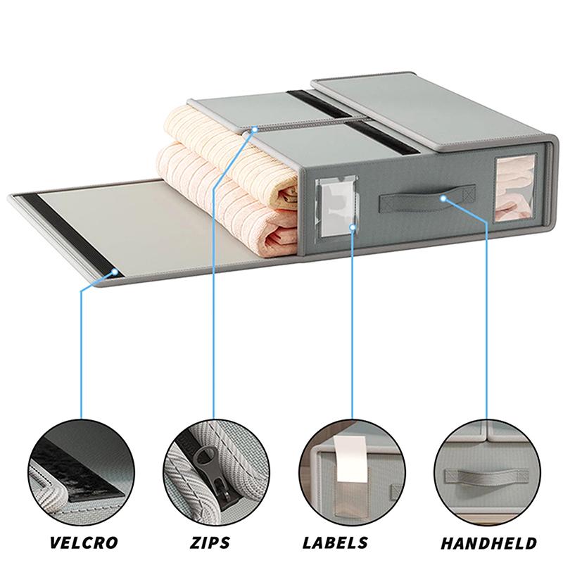 2024 простыня ткань ящик для хранения креативный отделочный инструмент для хранения высококачественный пододеяльник нетканый ящик для хранения для дома
