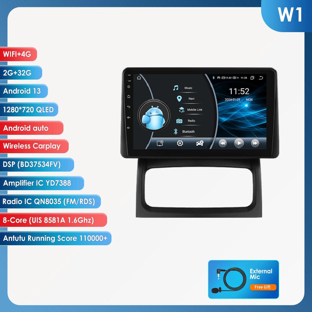 Hizpo Android 13 Автомобильное радио для Renault Clio 2 2000-2012 беспроводной CarPlay Android Auto 2din автомобильный интеллектуальный экран Bluetooth Автомагнитола DVR Cam RDS FM