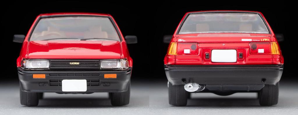 Tomica Limited Vintage Neo Toyota Corolla Levin Lime Red 84 год Готовый продукт 1/64 LV-N284b 2-дверный