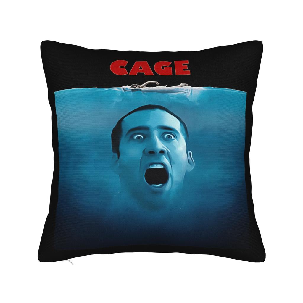 Pillow Case Funny N-Nicolas C-Cage Banana Soft  Pillow Cover For Living Room Chair Cute Funny Pillowcases