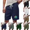 Мужские летние большие повседневные свободные спортивные брюки пляжные шорты