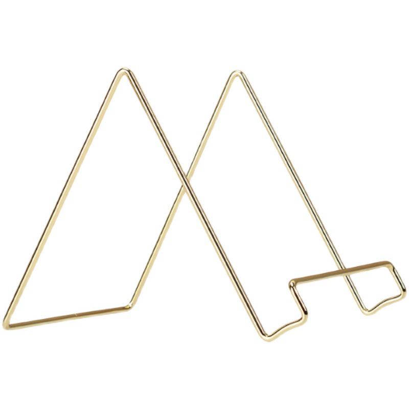 Геометрический кованый железный настольный органайзер для хранения и подставка для демонстрации