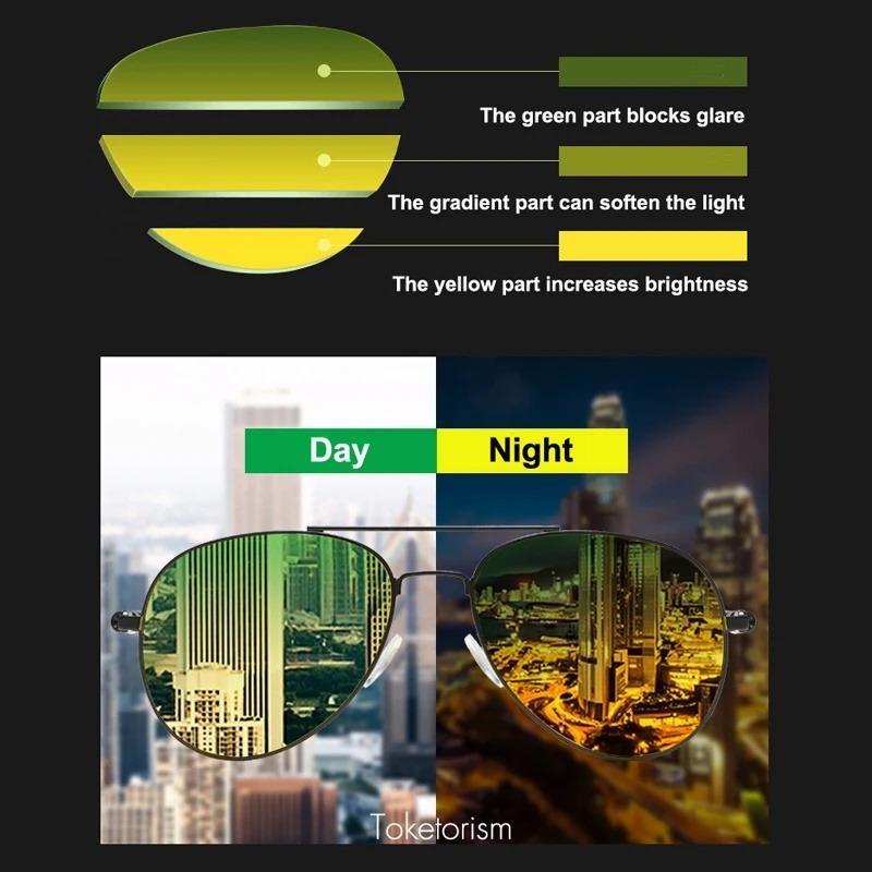 Солнцезащитные очки ночного видения для вождения для мужчин и женщин, очки для рыбалки, элегантные роскошные солнцезащитные очки