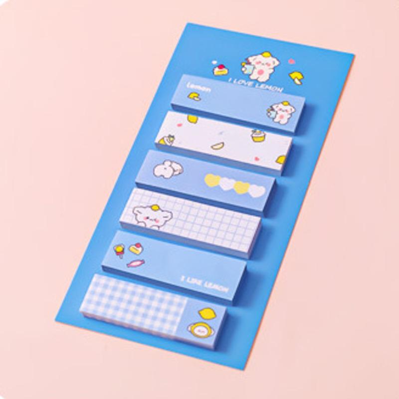 1 Piece Cute Animals Girls Sticky Note Notepad Memo Pad Office School Supplies Stationery Planner Adhesive