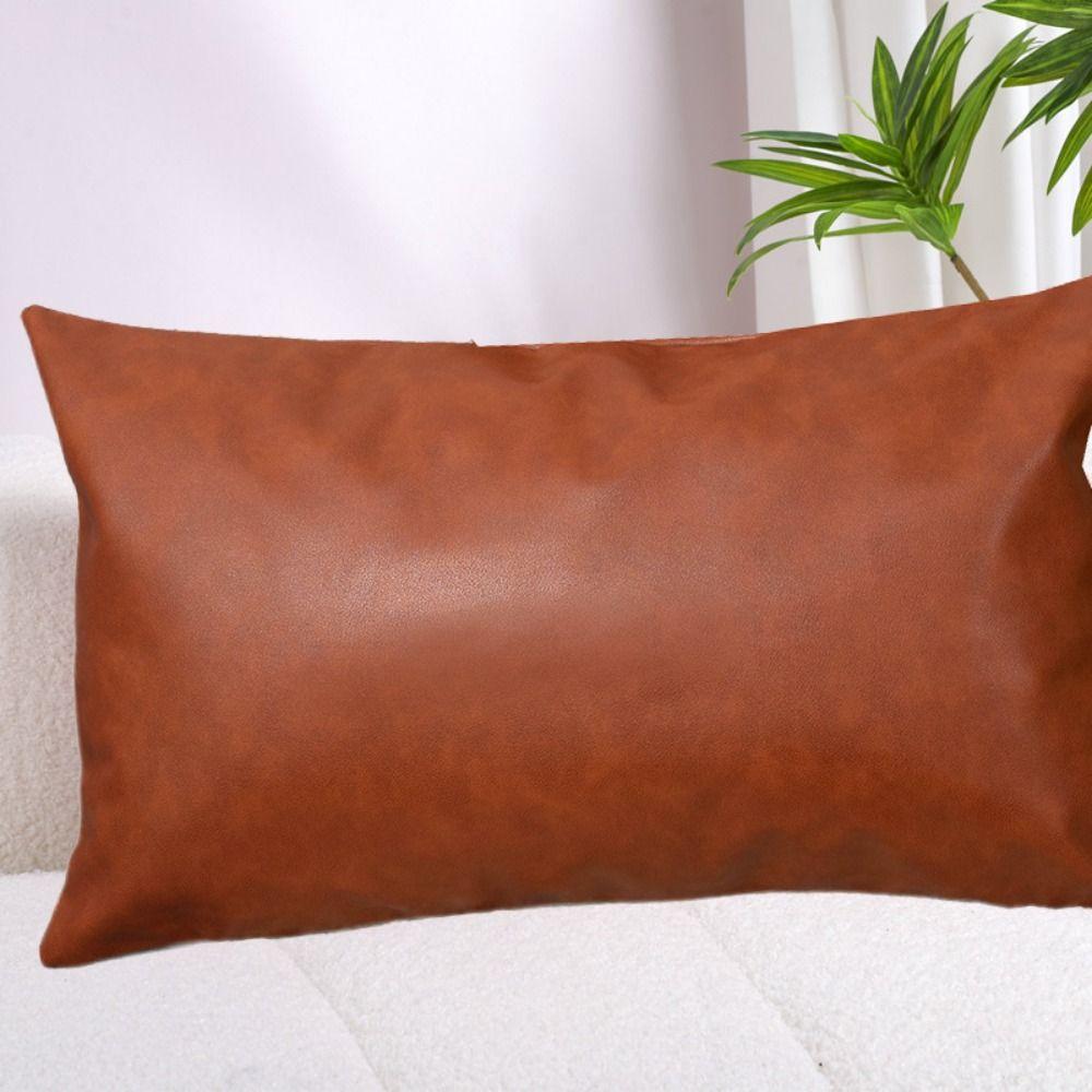 30x50cm Pillow Case PU Leather Pillow Shell Home Decor Throw Pillows Cover Hotel