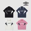 Umbro Мужская футболка-анорак с коротким рукавом и воротником-стойкой uq223cwT52