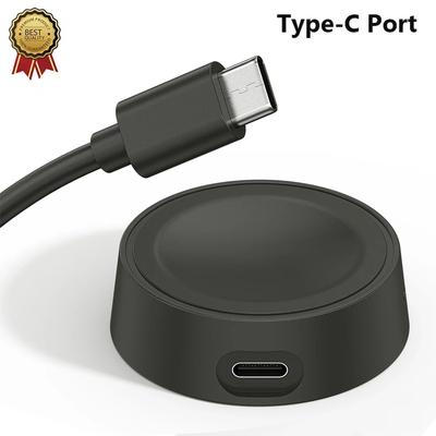Новое портативное беспроводное магнитное зарядное устройство Type-C для Samsung Watch 7, док-станция для зарядки Galaxy Watch 7 6 5 4 3, универсальное Ultra