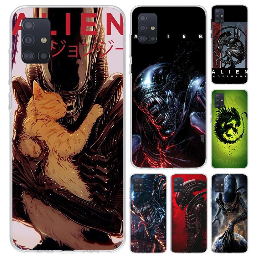Крутой чехол для телефона A-Alien X-Xenomorph для Samsung Galaxy A52 A32 A22 A12 A02S A50S A30S A10S Note 20 Ultra 10 Plus S10 A31 A20 A71