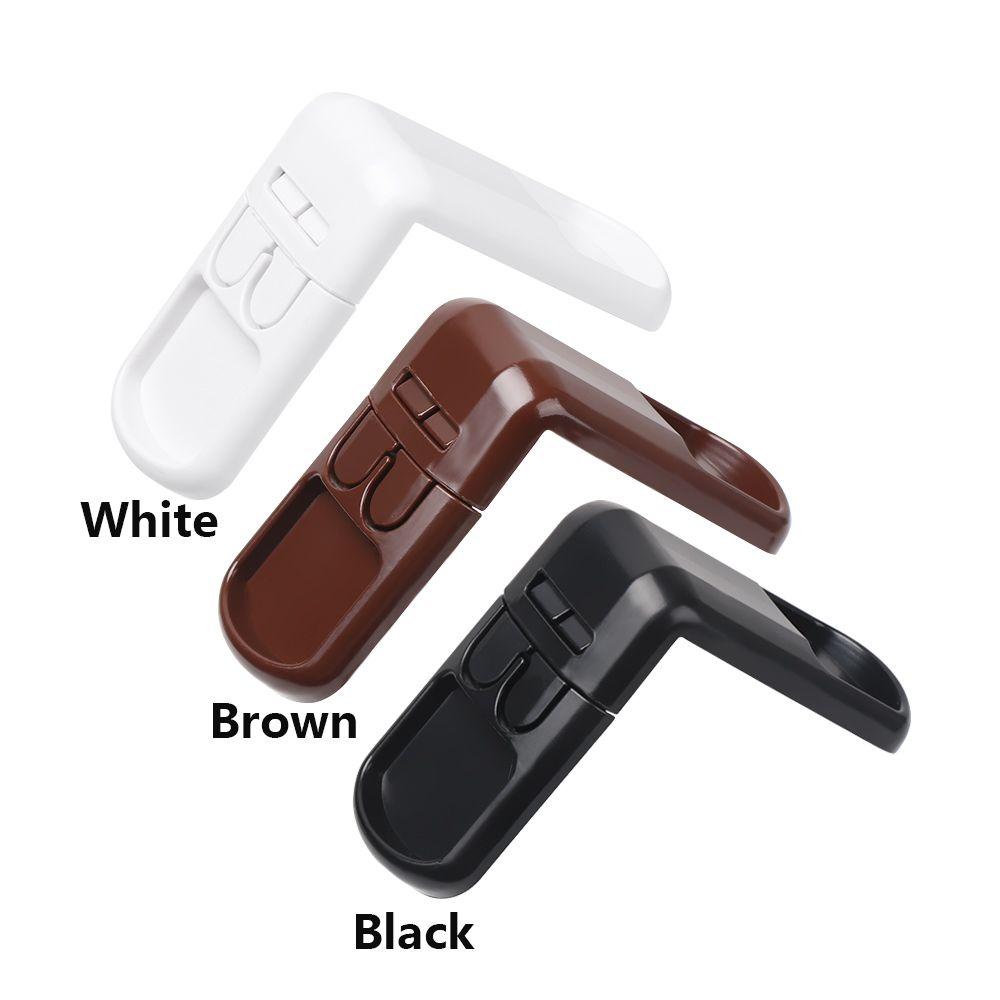 Multi-function Double Snap Wardrobe Door Baby Safety Lock Right Angle Children Protector