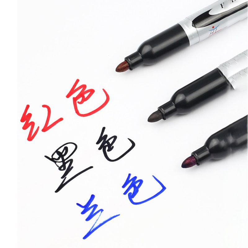 5/10 шт. Перманентные маркеры - Быстросохнущие, Водостойкие, Большой емкости Промышленные маркеры для Отправки, Маркировки, Белых досок и Обводки