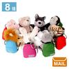 Ключница для почтальона женская милая плюшевая коллаборация OUTDOOR PRODUCTS. Рюкзак NICI для дневных прогулок с волком и шнауцером 10 см, подходящие подарки.