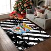 SL Benfica Print Area Rug, Multi-functional Office Chair Sofa Carpet, Easy Clean Carpet for Home and Living Spaces