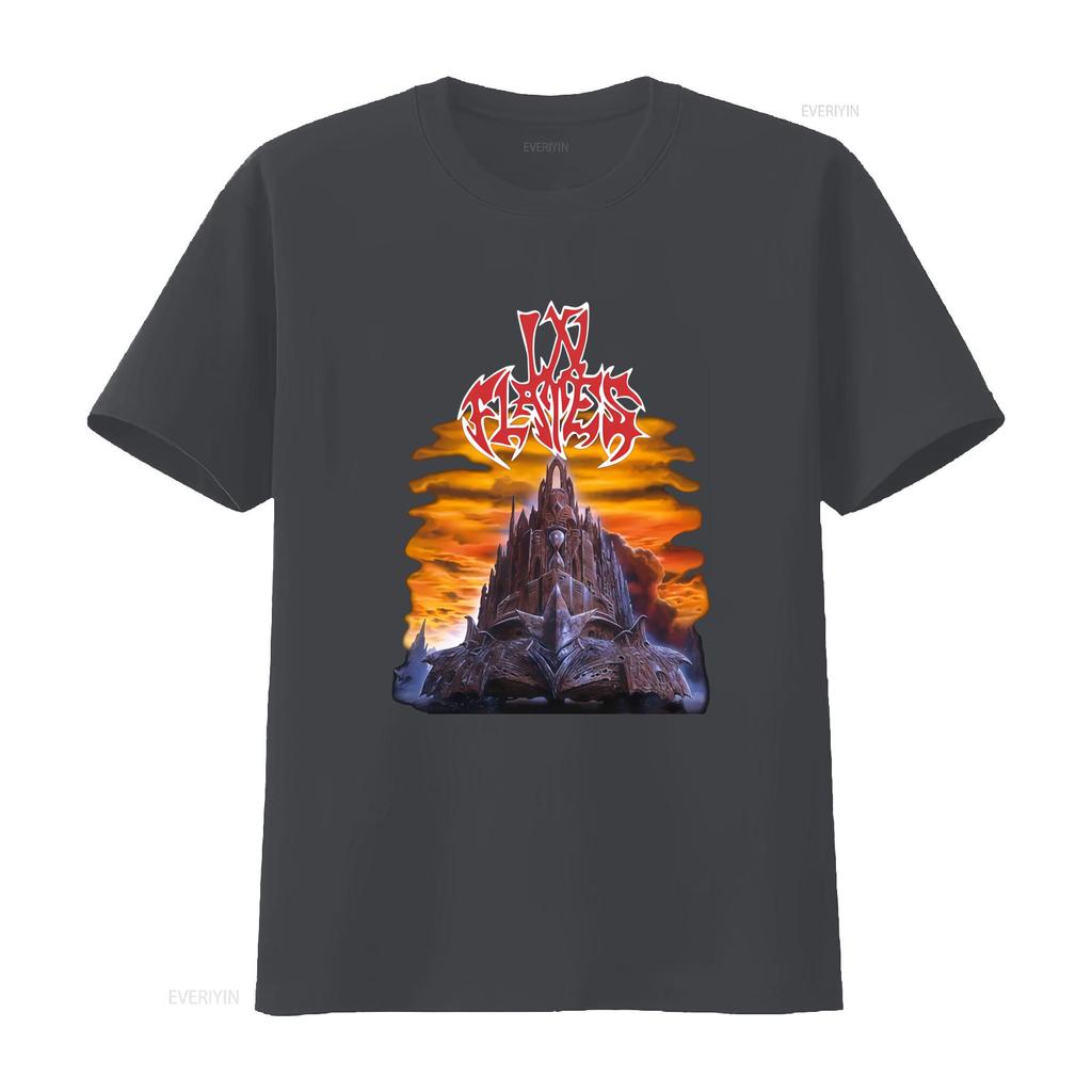 In Flames T Shirt The Jester Race Rock Concert Vintage Design Heavy Metal Band vintage Washed Versatile Slightly Unisex Soft