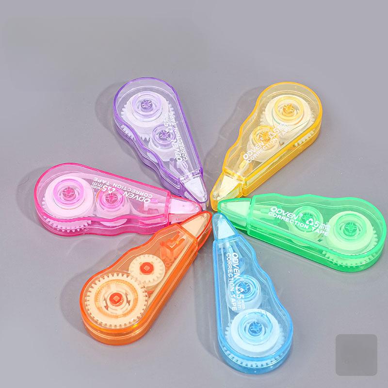 6 Pcs/set Adorable Mini Morandi Color Correction Tape Kawaii Small Lightweight to Carry Writing Correct Tape Tool School Student Stationery