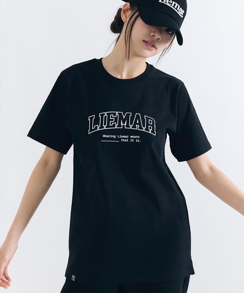 Белая хлопковая футболка LIEMAR Signature