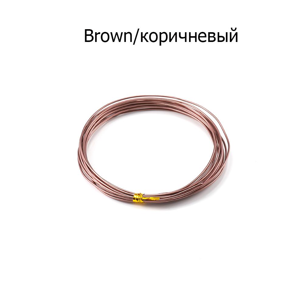 2-10 м/рулон, мягкая анадированная металлическая алюминиевая проволока, универсальная окрашенная проволока ручной работы для рукоделия, флористики для изготовления сережек «сделай сам», ювелирных изделий