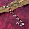 Garnet 925 Solid Sterling Silver Bracelet, Handmade Gemstone Bracelet Jewelry, Gifts For Wife Brand New Bracelet