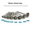 AS60-Алмазный Бор 1 шт. 10-25 мм Сферическая Вогнутая Головка Для Шлифовки Нефрита Янтаря Камня Пчелиного Воска Инструмент