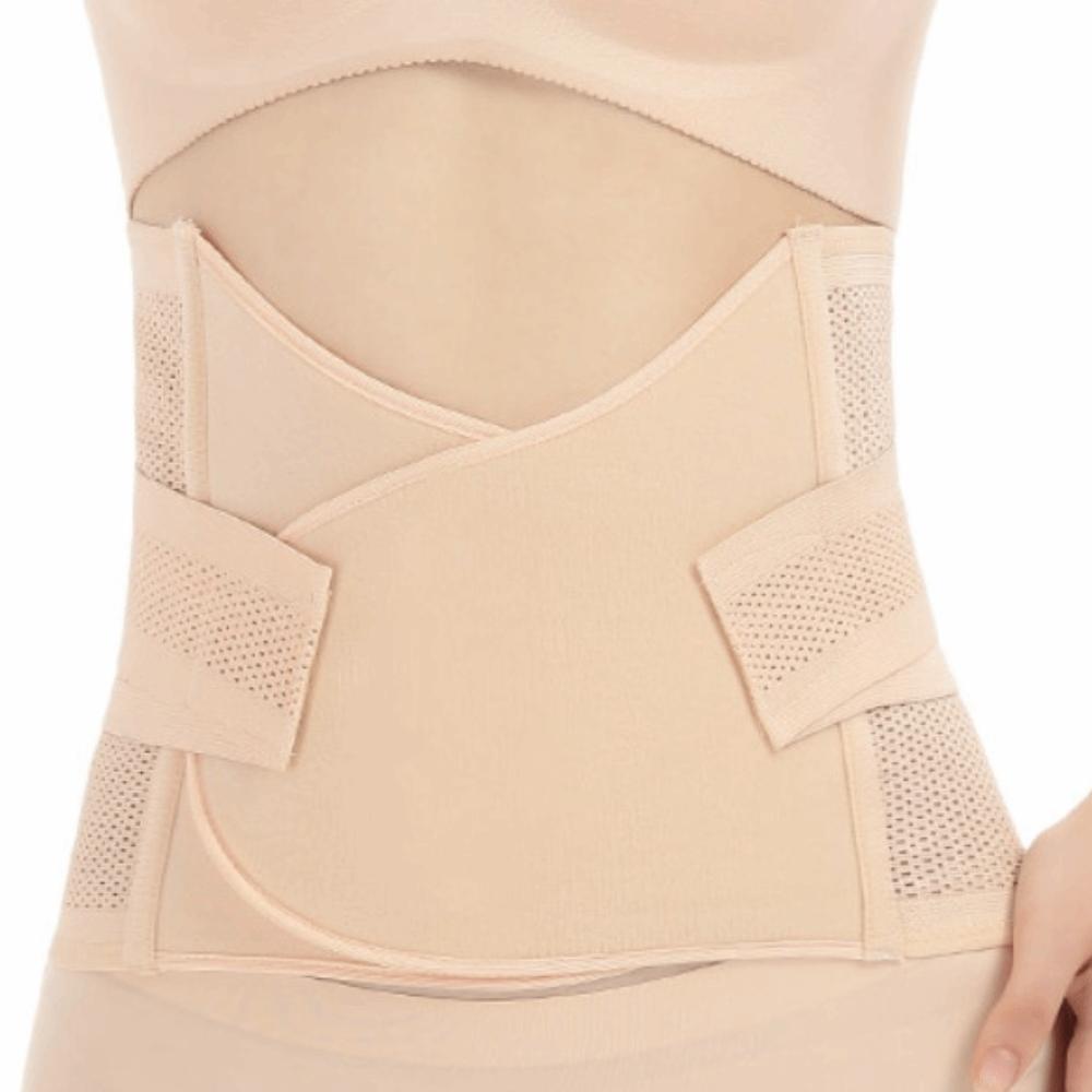 Прилипающий послеродовой корректирующий пояс для тела Бесшовное утягивающее shapewear Пояс-тренажер для талии Беременная женщина