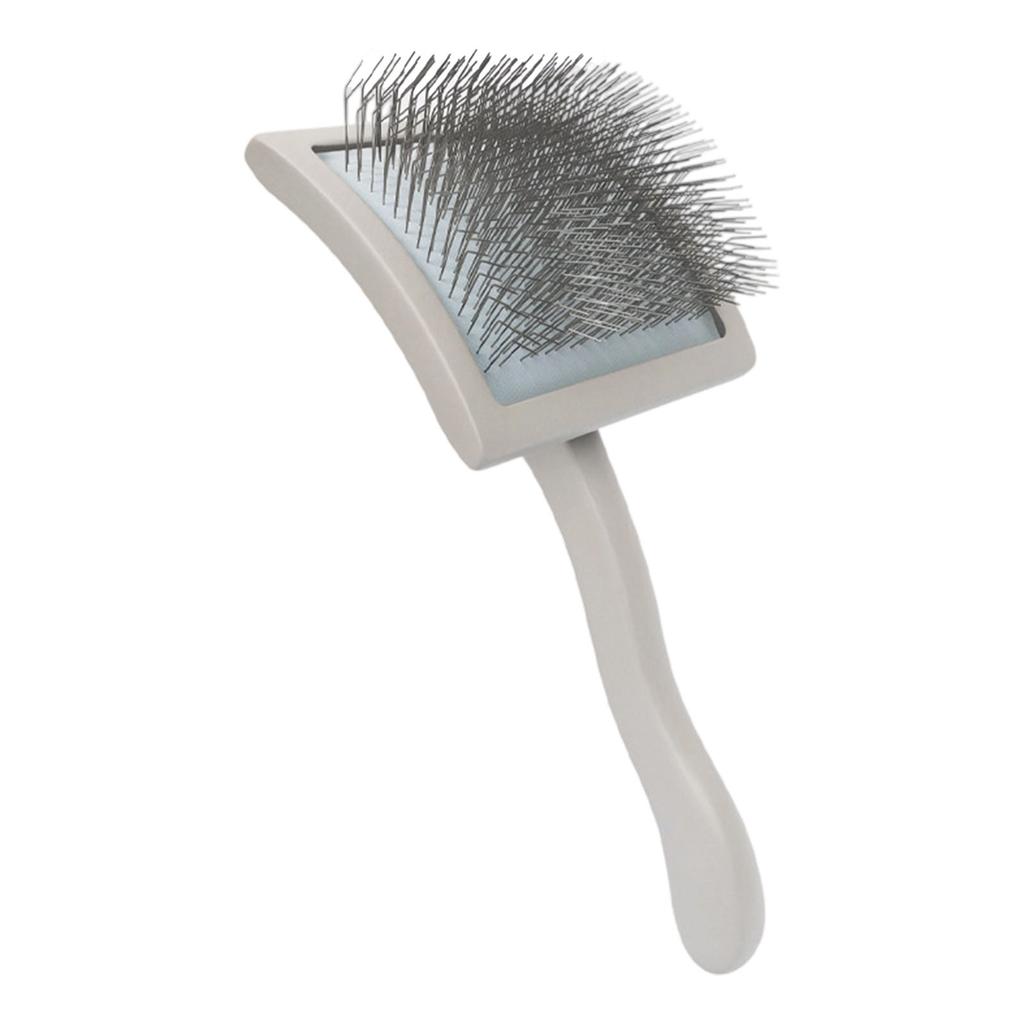 MultiPurpose Pet Grooming Comb Massage Brush With Comfortable Grip Handle Removes Dog Cats Shedding Furs Efficiently