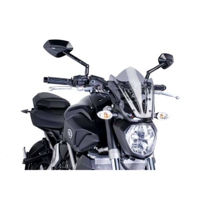 Pare-brise - Puig - NAKED NEW GENERATION (7015) - Yamaha MT-07 - 30cm - Noir, fumé, bleu, rouge