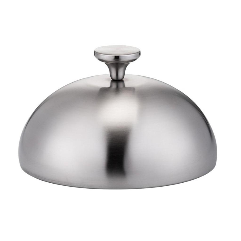 Крышка-купол для еды из нержавеющей стали, крышка для стейка, дизайн, пригодный для мытья в посудомоечной машине
