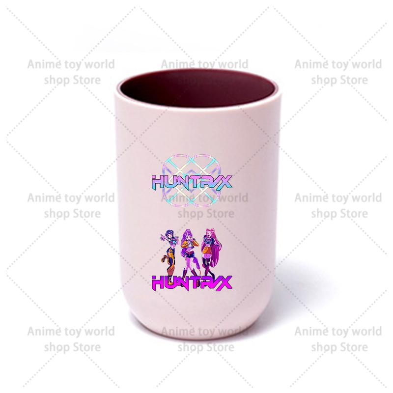 KPop Demon Hunters Hot Movies Water Cup Toothbrush Cup Cartoon Anime Mouthwash Cup Children's Water Cups Boy Girl Birthday Gifts