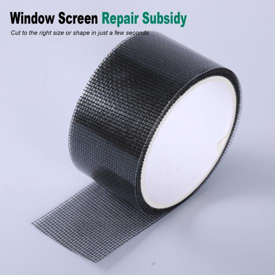 Лента для ремонта оконных стекол, прочная клейкая лента, очень длинная, широкого применения, лента из стекловолокна, набор заплат для ремонта сетки