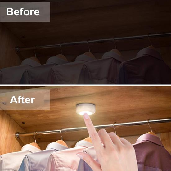 LED Cabinet Lamp Dimmable Kitchen Counter RGB Color Remote Control Night Light