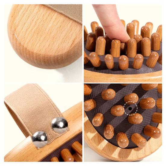 1/2 шт. Щетка для массажа меридианов для удаления жира на животе, целлюлита, облегчения мышечной боли, деревянная массажная щетка для коррекции фигуры, инструменты для терапии из натурального дерева