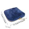 Multi-Layered Flannel Jewelry Zipper Bag Velvet Purse Cloth Jewelry Organizer  Bracelet