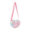 Children's Heart Shaped Shoulder Bag Unicorn Cartoon Plush Love Crossbody Bag Kindergarten Girls' Candy Storage Bag