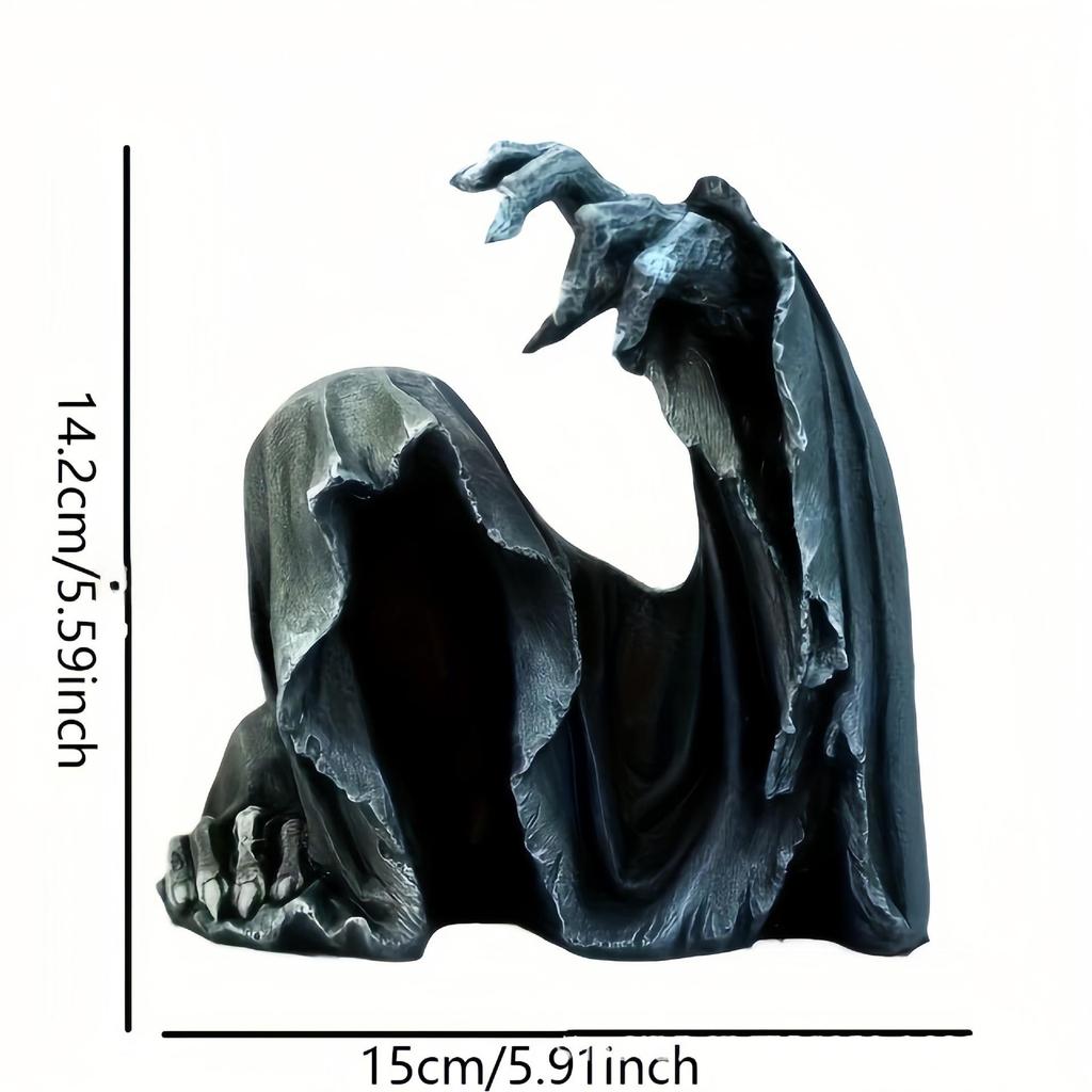 Mysterious Black Clothes Resin Ornament: Lord of Mysteries Home Decoration Piece